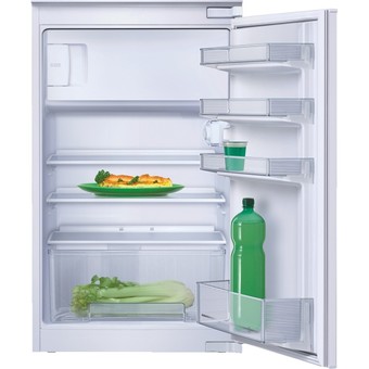 Der 88 cm hohe Einbaukühlschrank Neff K 224 A2 (K1524X9) hat im Kühlraum 114 l Nutzinhalt und 17 l Nutzinhalt im ****-Gefrierfach. Mit Energieklasse A++hat der Kühlschrnak einen Energieverbrauch von nur 151 kWh/Jahr .