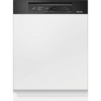 Der A+++ Miele Geschirrspüler G 6700 SCi ist 60 cm breit und kann z.b. optimal eine schwarze Küche eingebaut werden. An seiner übersichtlichen Bedienblende lassen sich bis zu 11 Spülgrogramme, inkl. dem 38 db ExtraLeise-Programm einstellen.