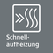 Die zuschaltbare Schnellaufheizung heizt den Siemens Backofen zügig auf – ohne höheren Energieverbrauch. So ist der Herd z.b. in ca. 5 Minuten auf eine Temperatur von 175 º C vorgeheizt. 